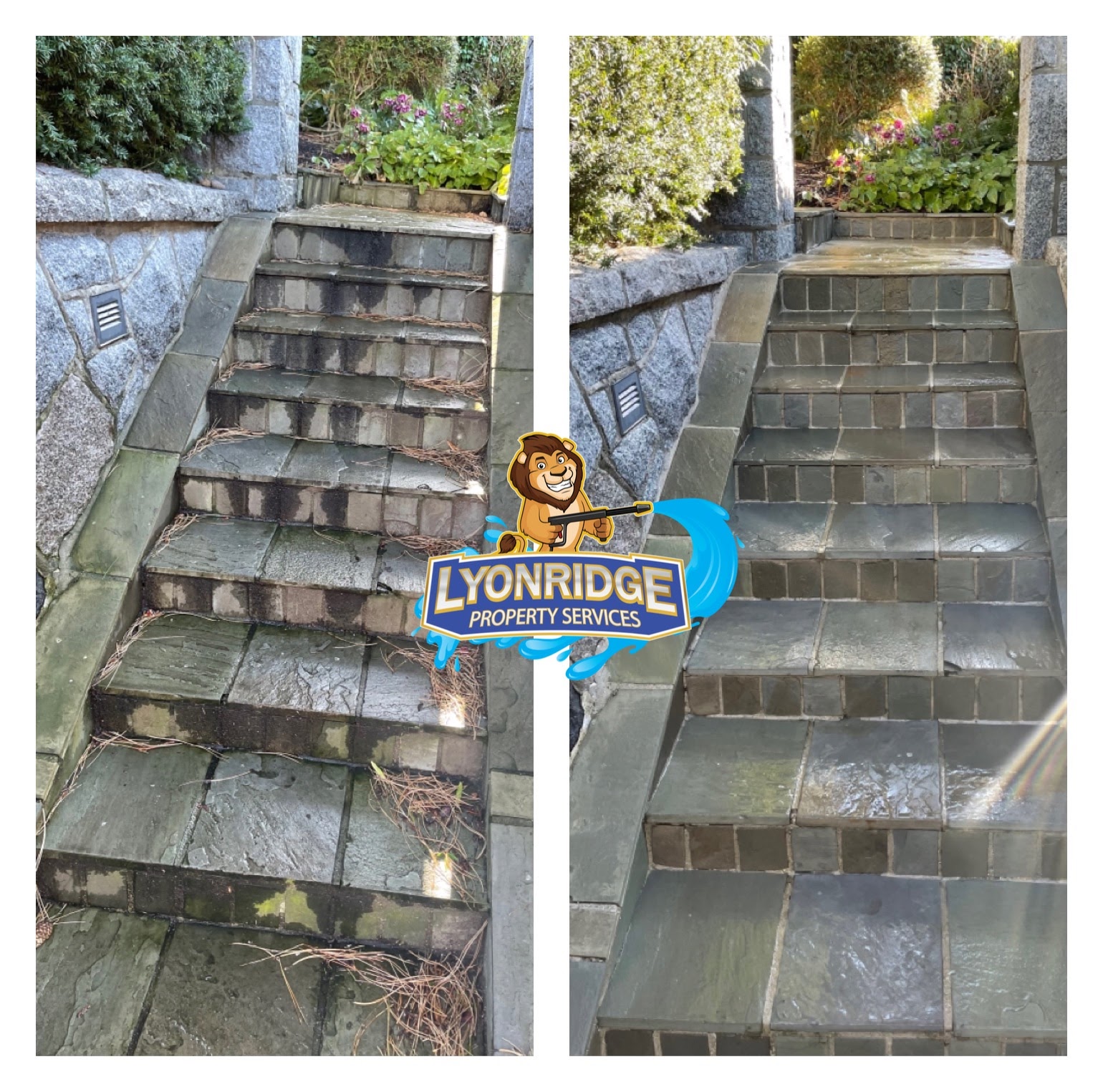 Stair Power Washing Vancouver