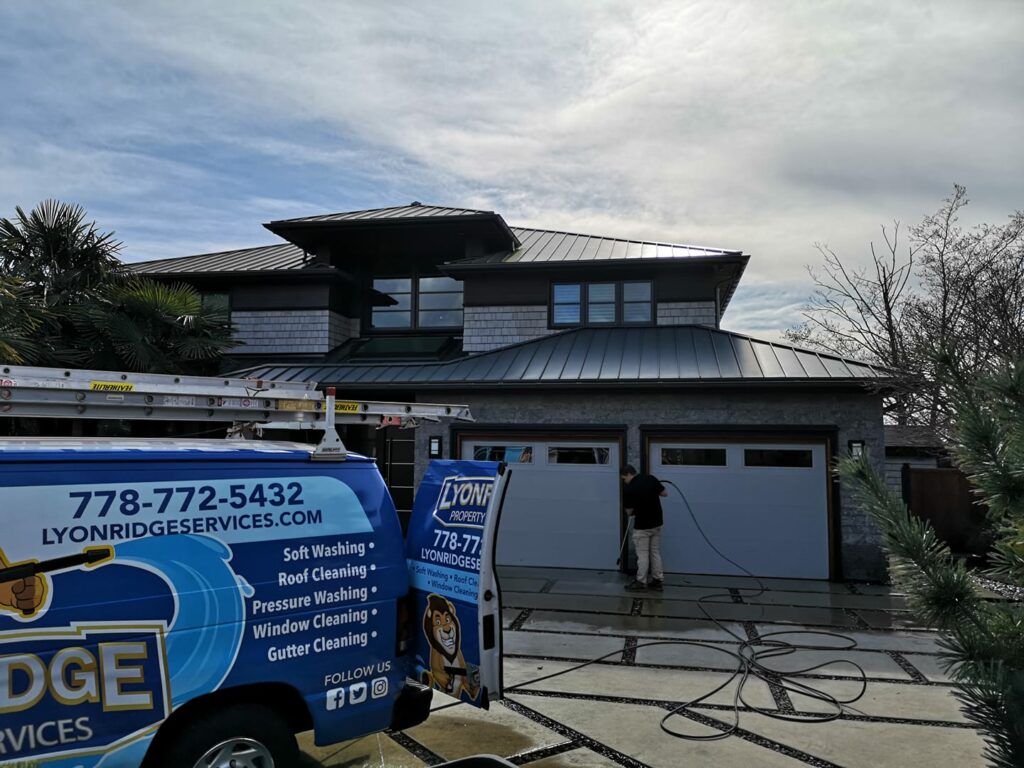 exterior house cleaning Langley