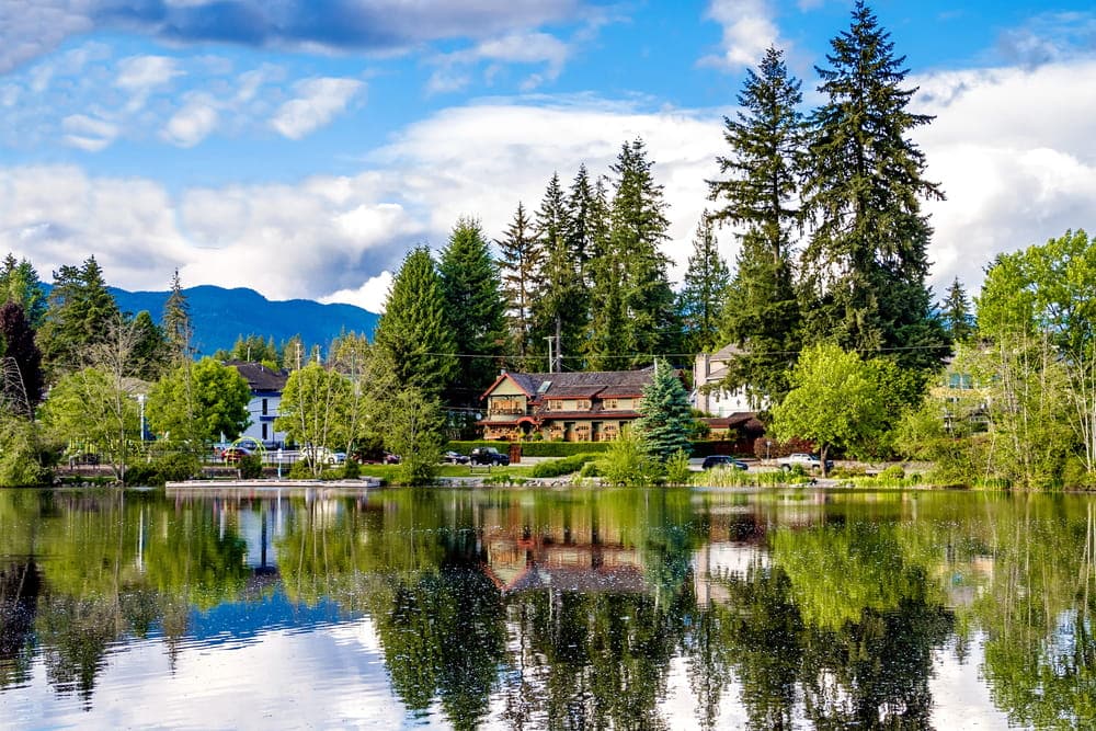 Lake Como Park in Coquitlam City